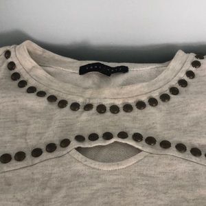Sanctuary studded sweatshirt